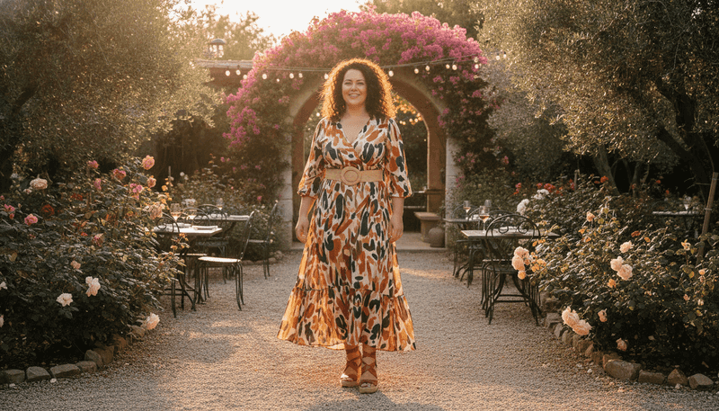 Printed Maxi Dress