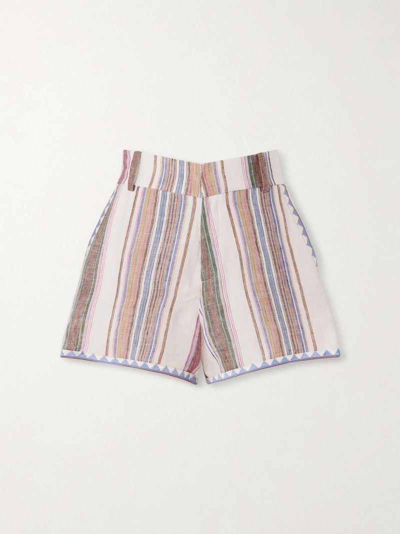 Pull-On Shorts with a Flat Front