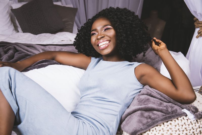 She Is Comfortable Being Herself