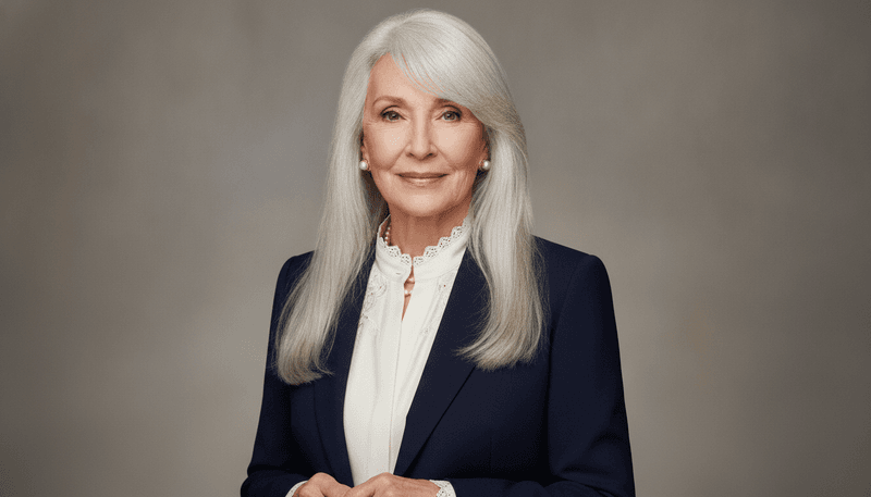 Shoulder-to-Mid-Back Hair with Side-Swept Bangs