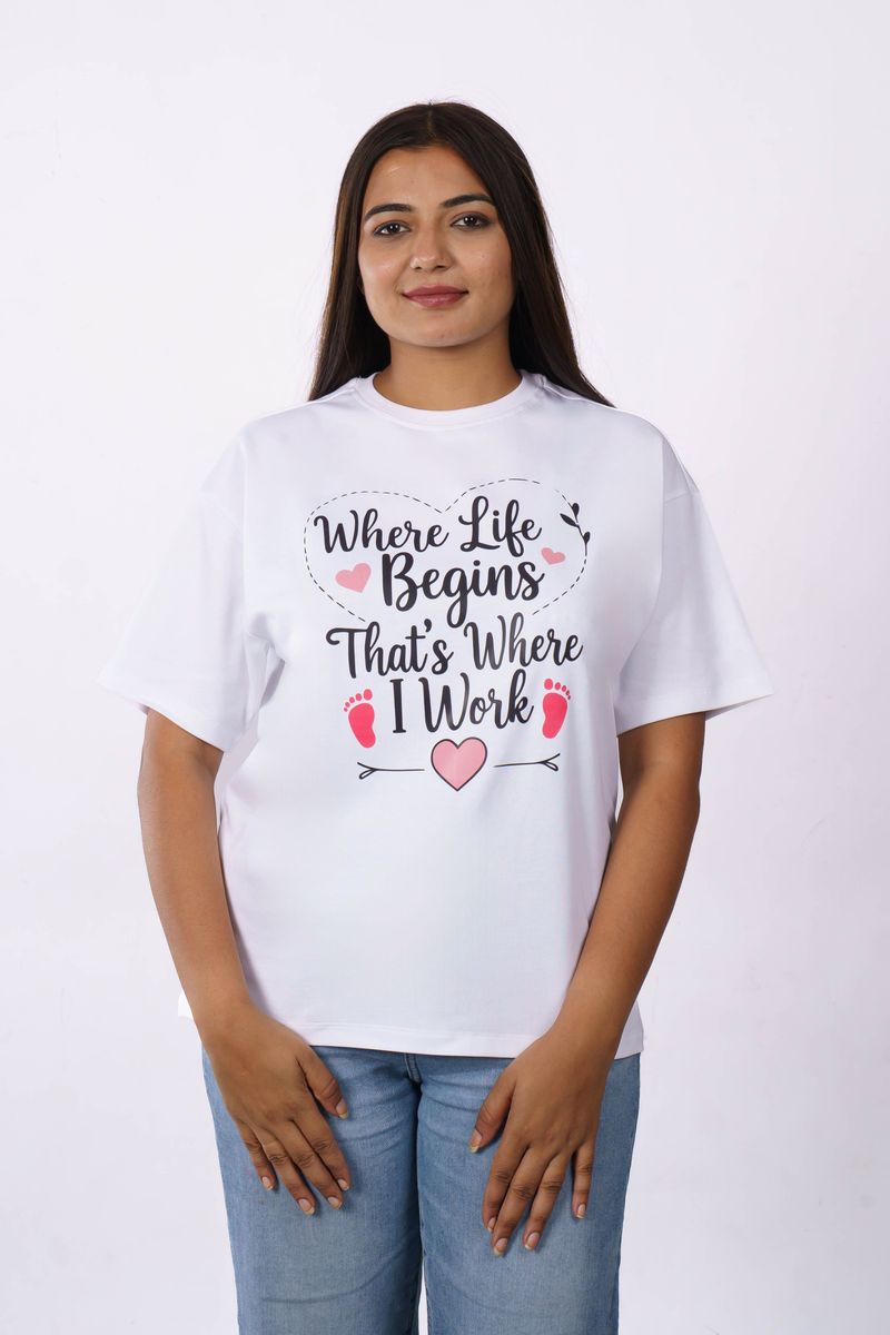 T-Shirts with Large Inspirational Quotes or Script Text