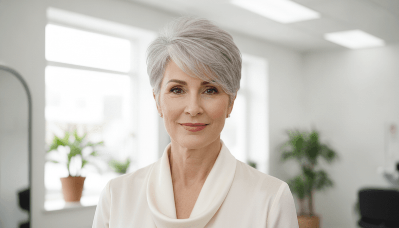Tapered Crop with Soft Volume