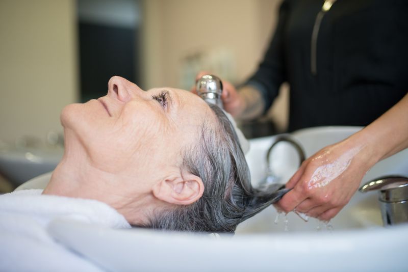 Use a Purple or Silver Shampoo