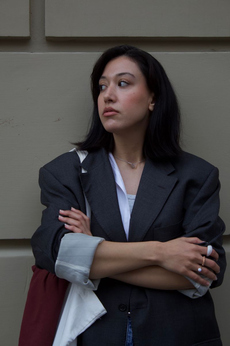 Wearing Boxy, Oversized Blazers