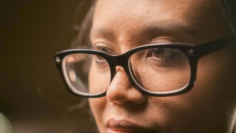 Wearing Thick, Outdated Eyeglass Frames