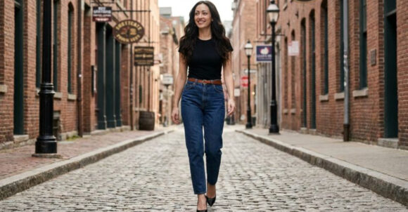 Jeans Paired With Heels Feel Cool Again—11 Looks Worth Copying