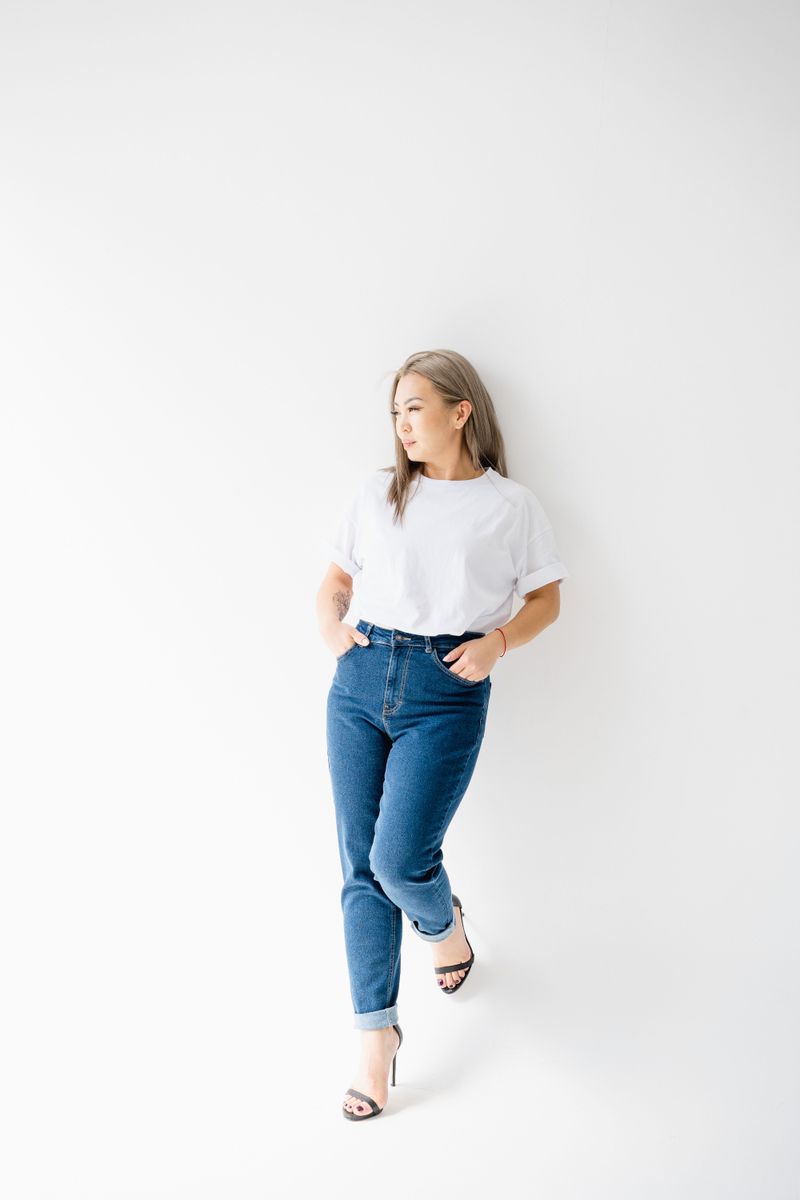 A Casual T-Shirt and Jeans Combination