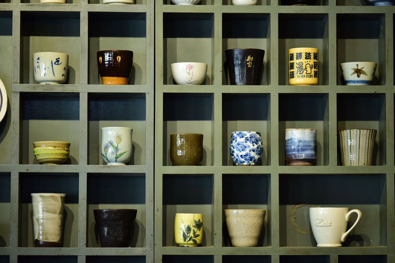 A Collection of Novelty Mugs or Unusual Glassware