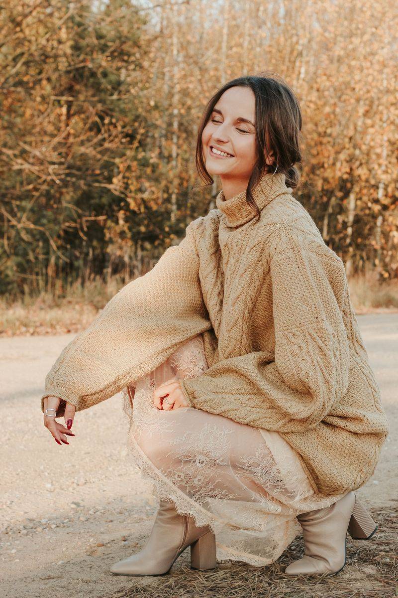 A Cozy, Slightly Oversized Sweater