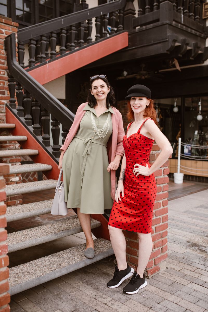 A Feminine Midi Dress