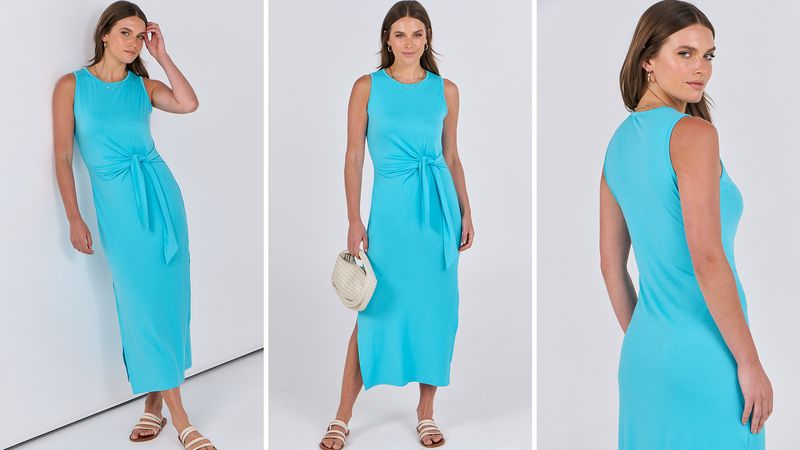 Amazon ANRABESS Sleeveless Midi Dress
