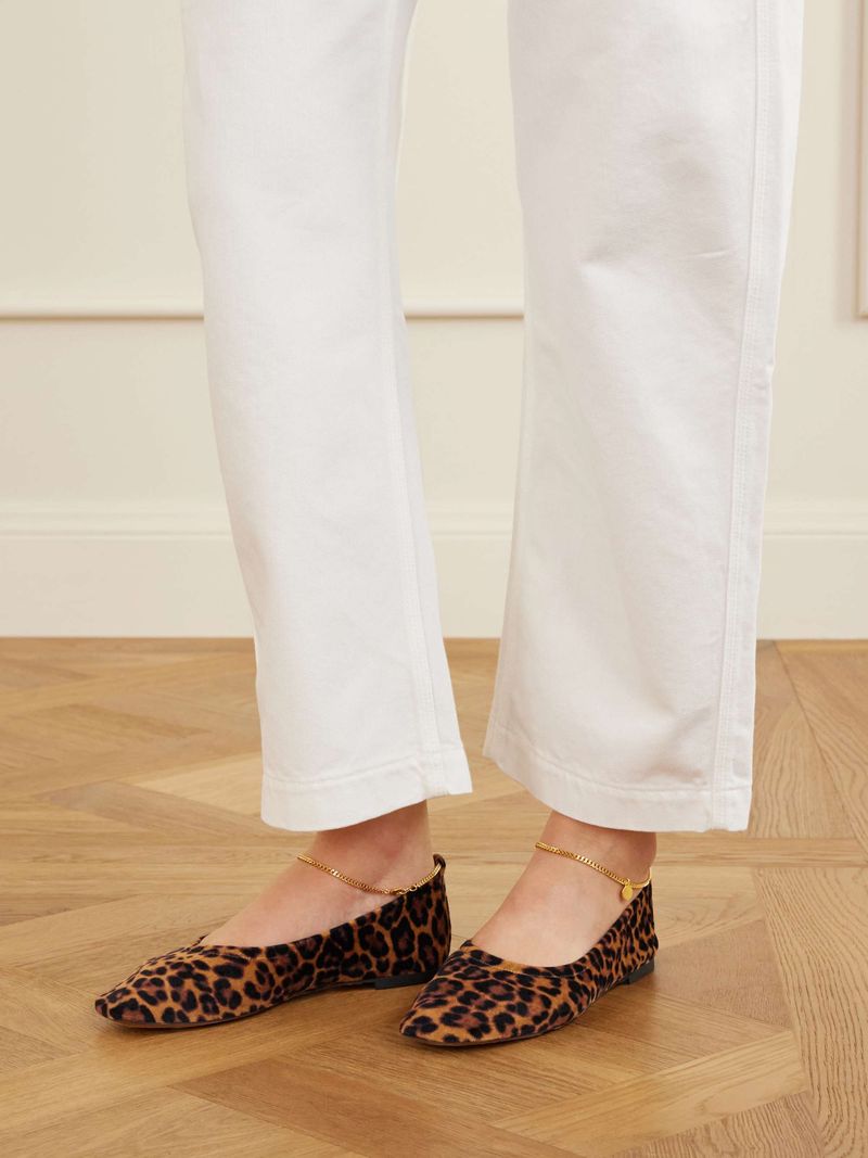 Animal-Print Ballet Flats