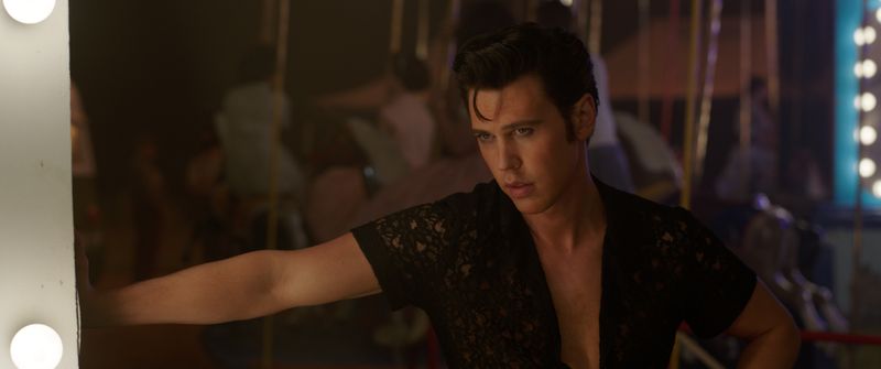 Austin Butler as Elvis Presley in Elvis (2022)