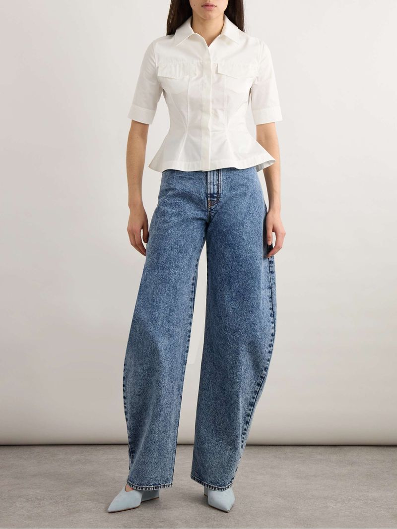 Barrel-Leg Jeans