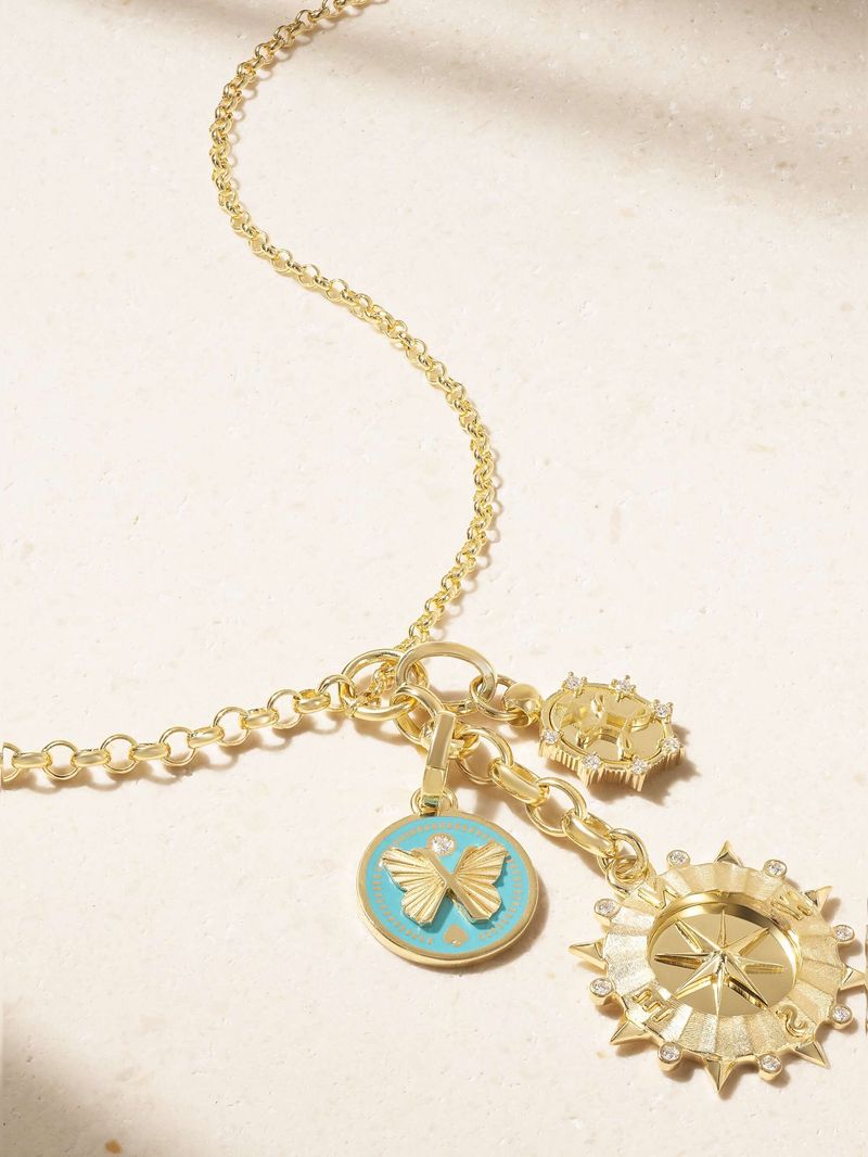 Charm-Loaded Necklaces