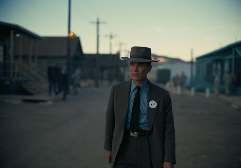 Cillian Murphy as J. Robert Oppenheimer in Oppenheimer (2023)