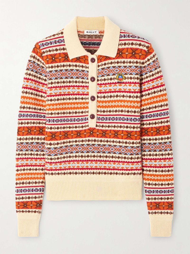 Collared Knit Sweaters