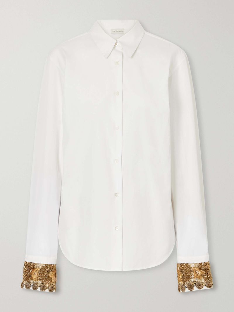 Crisp Button-Down Shirt