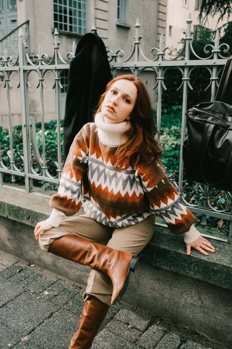 Fine-Knit Turtleneck