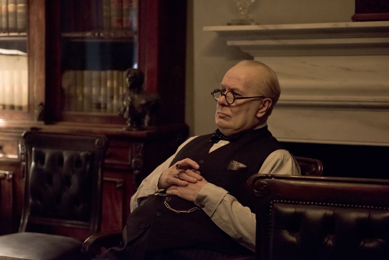 Gary Oldman as Winston Churchill in Darkest Hour (2017)