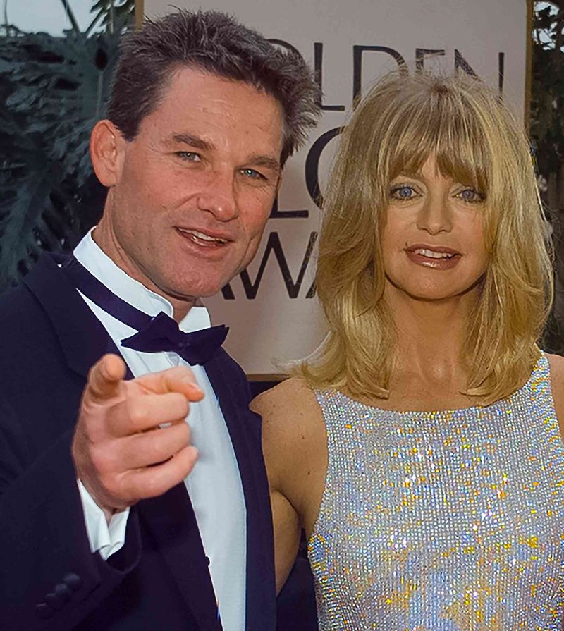 Goldie Hawn and Kurt Russell