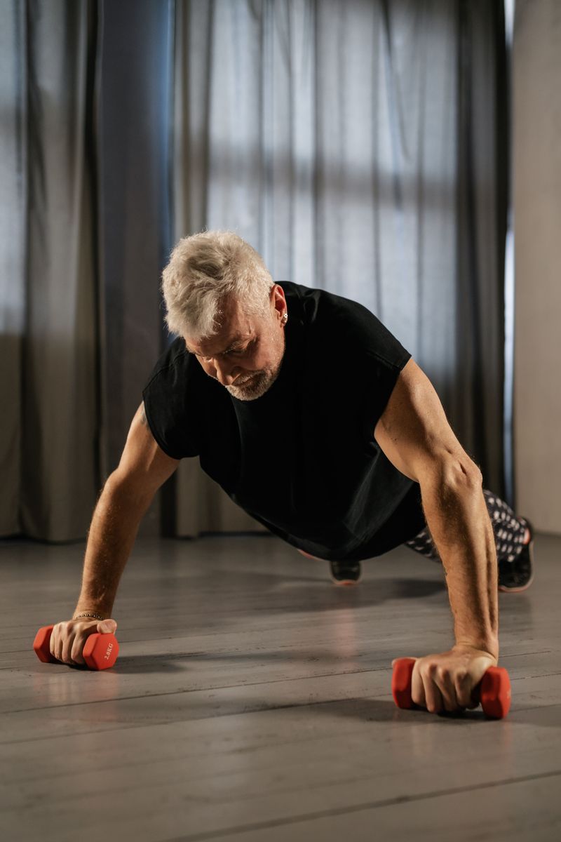 Holding a Plank for 30 to 60 Seconds