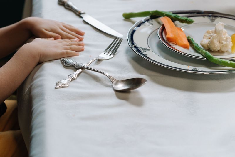 Keeping Elbows Off the Table During the Meal