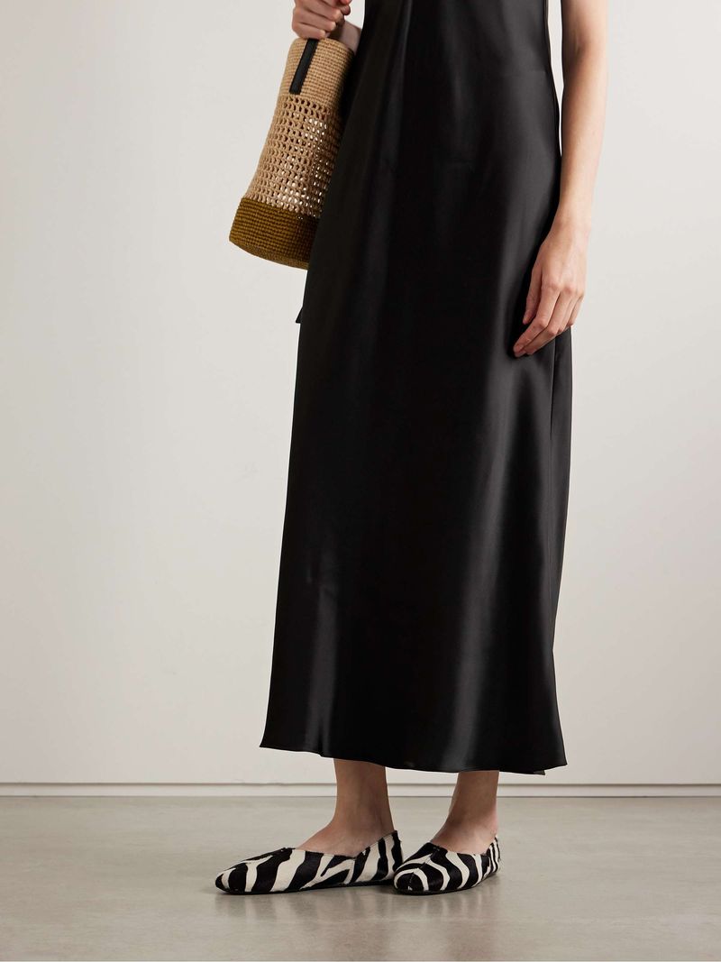 Khaite Jane Animal-Print Flats