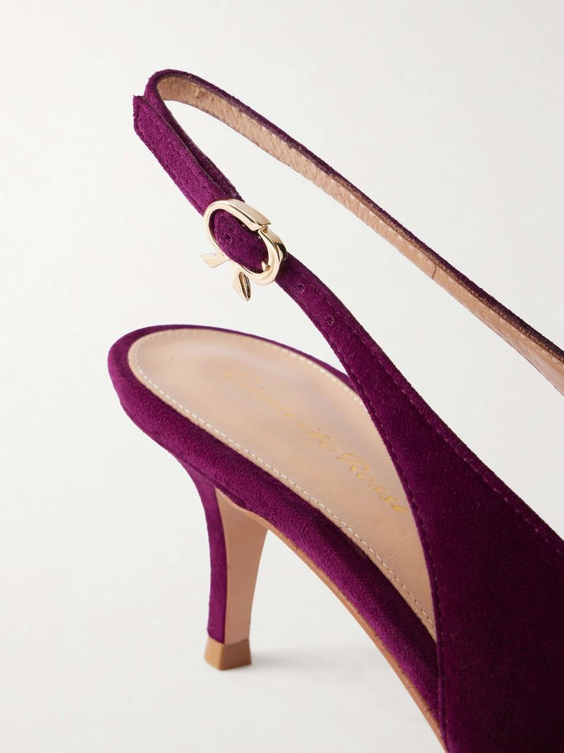 Kitten-Heel Slingbacks
