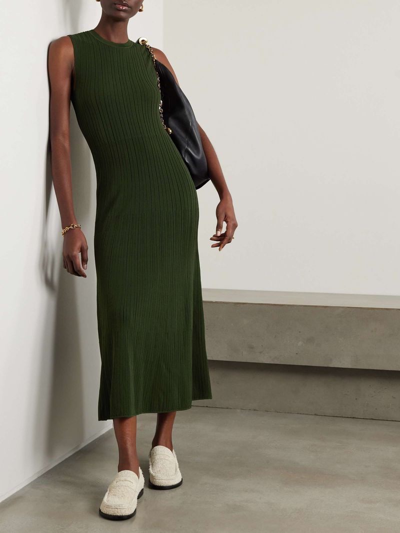 Knit Midi Dress