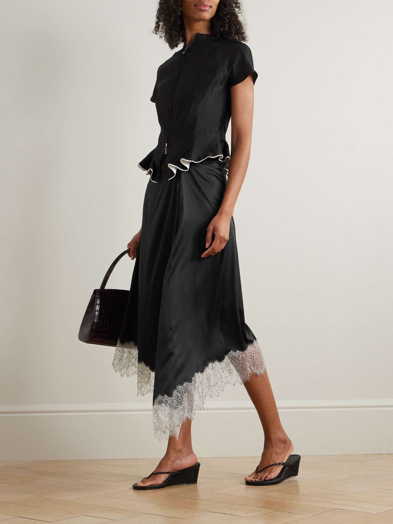 Midi Slip Skirt