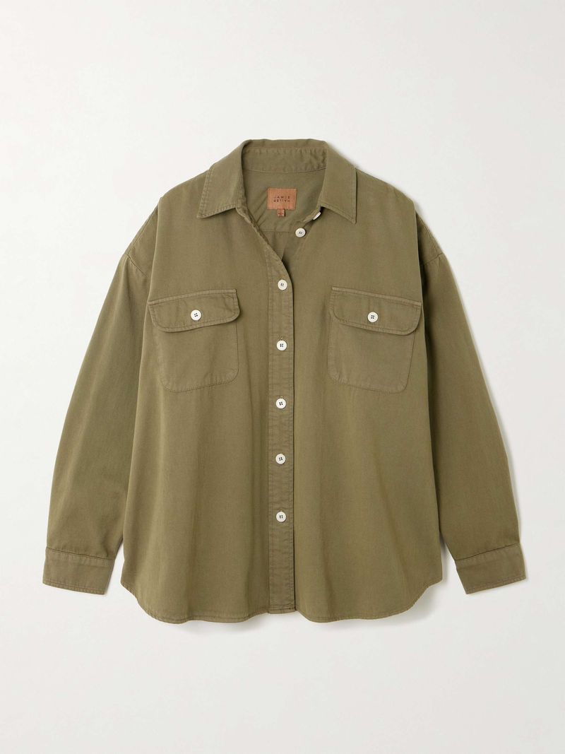 Oversized Button-Down Shirt