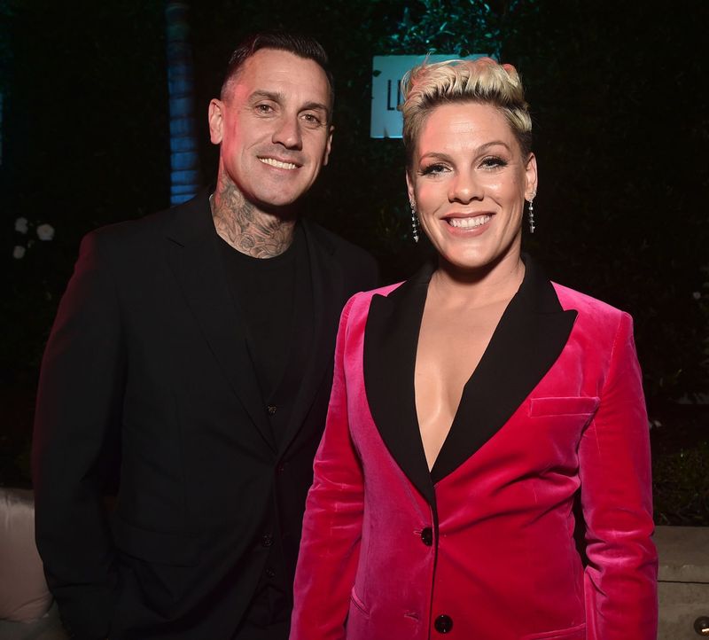 Pink and Carey Hart