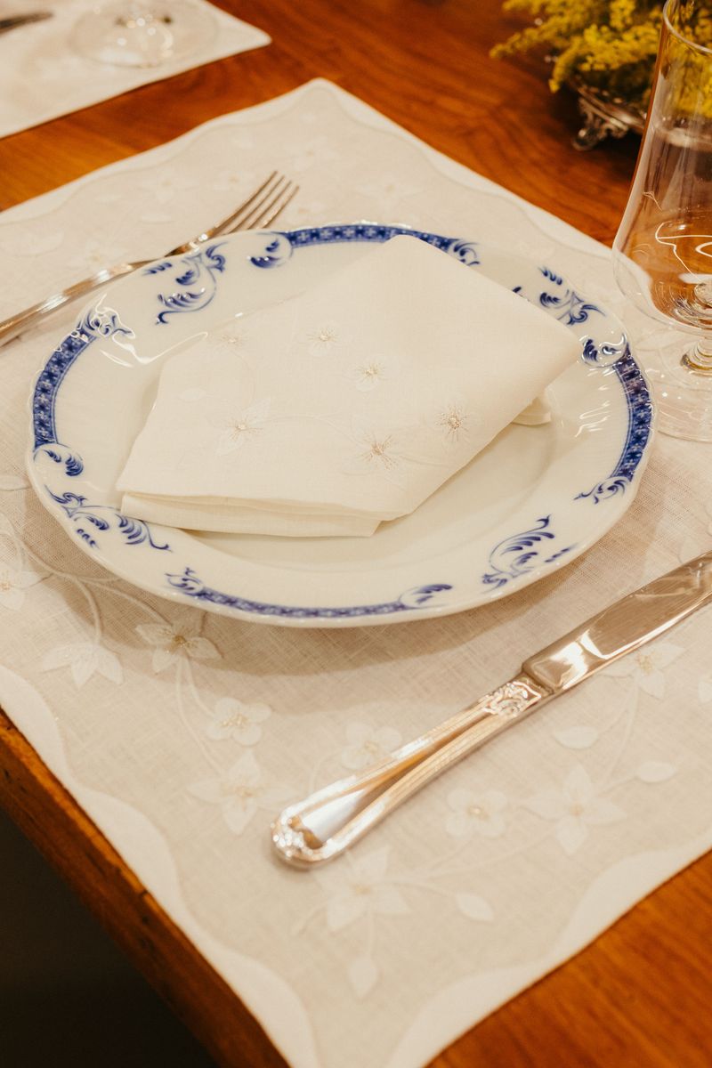 Placing the Napkin on Your Lap Before Eating