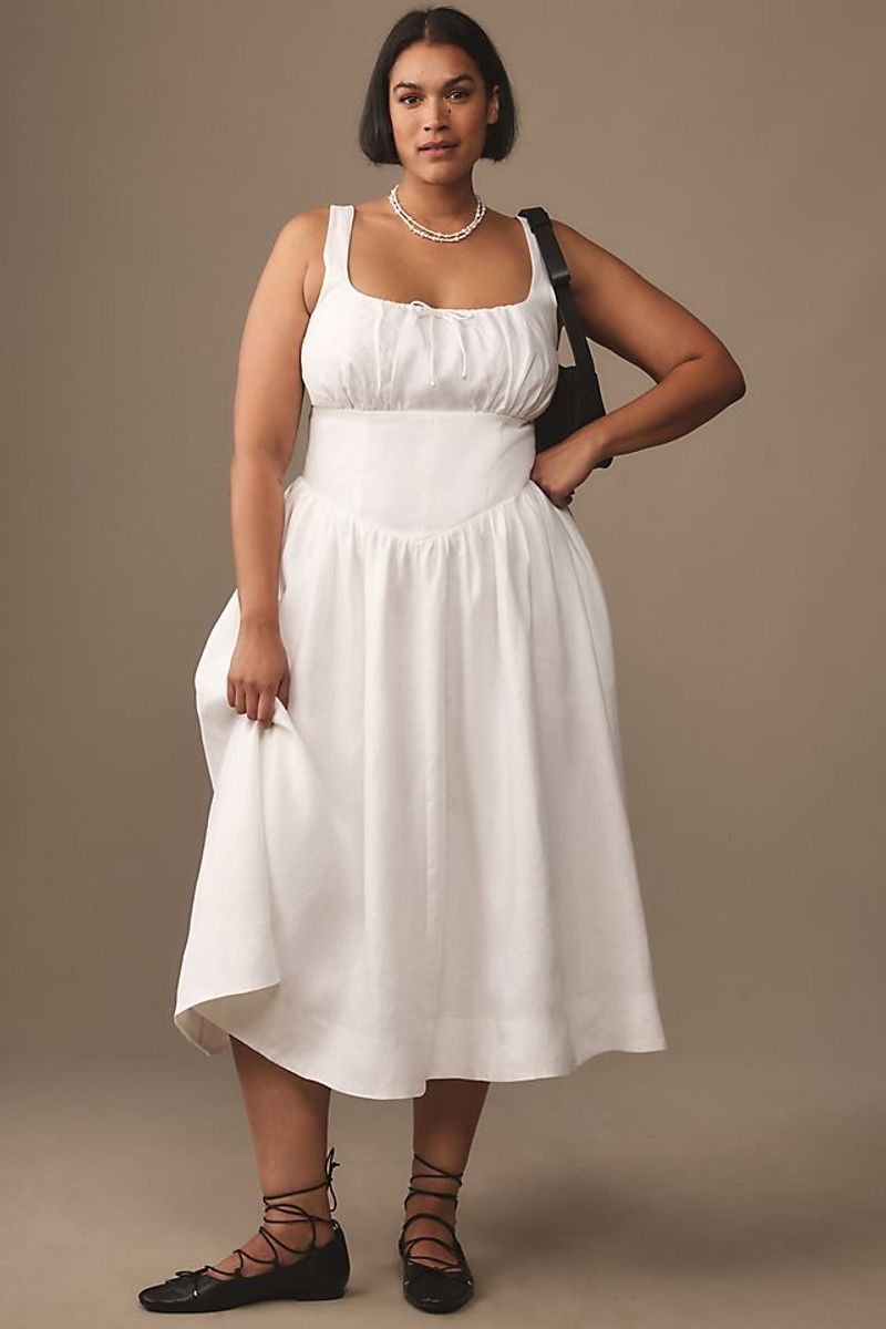 Reformation Balia Linen Dress