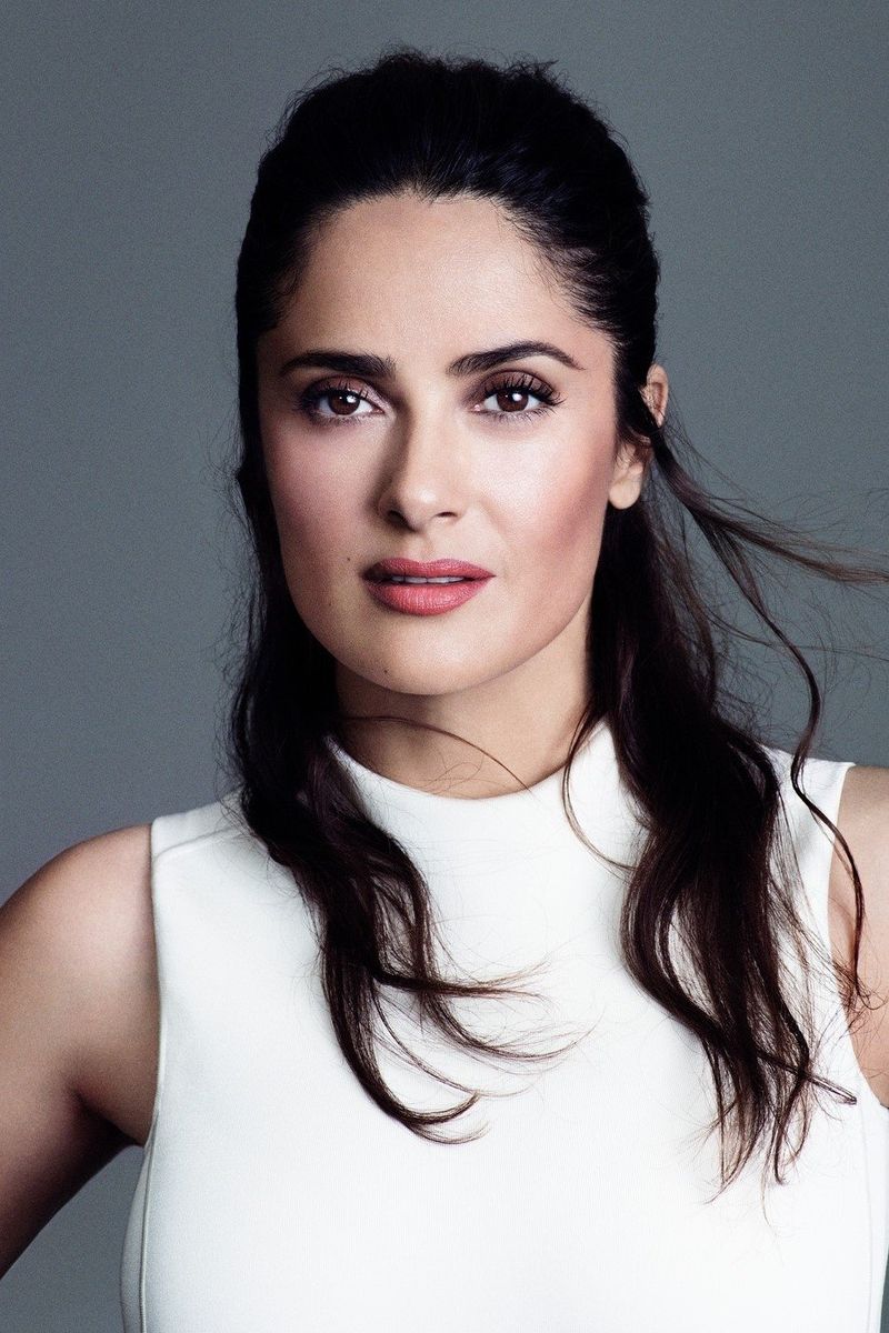Salma Hayek and Donald Trump