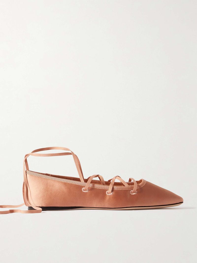 Satin Ballet Flats