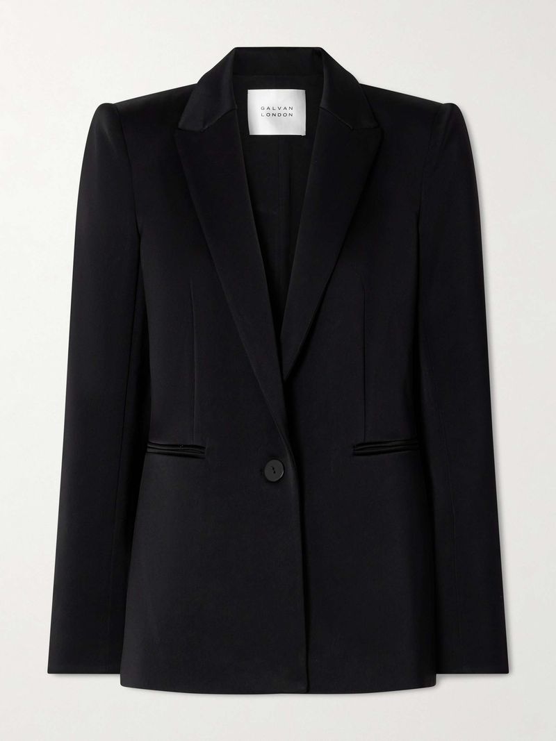 Sculpted Wool Blazer