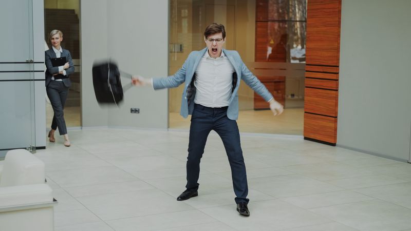 Showing Aggression Toward Objects When Angry