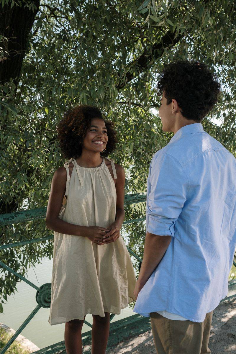 Smiling Naturally During the Date