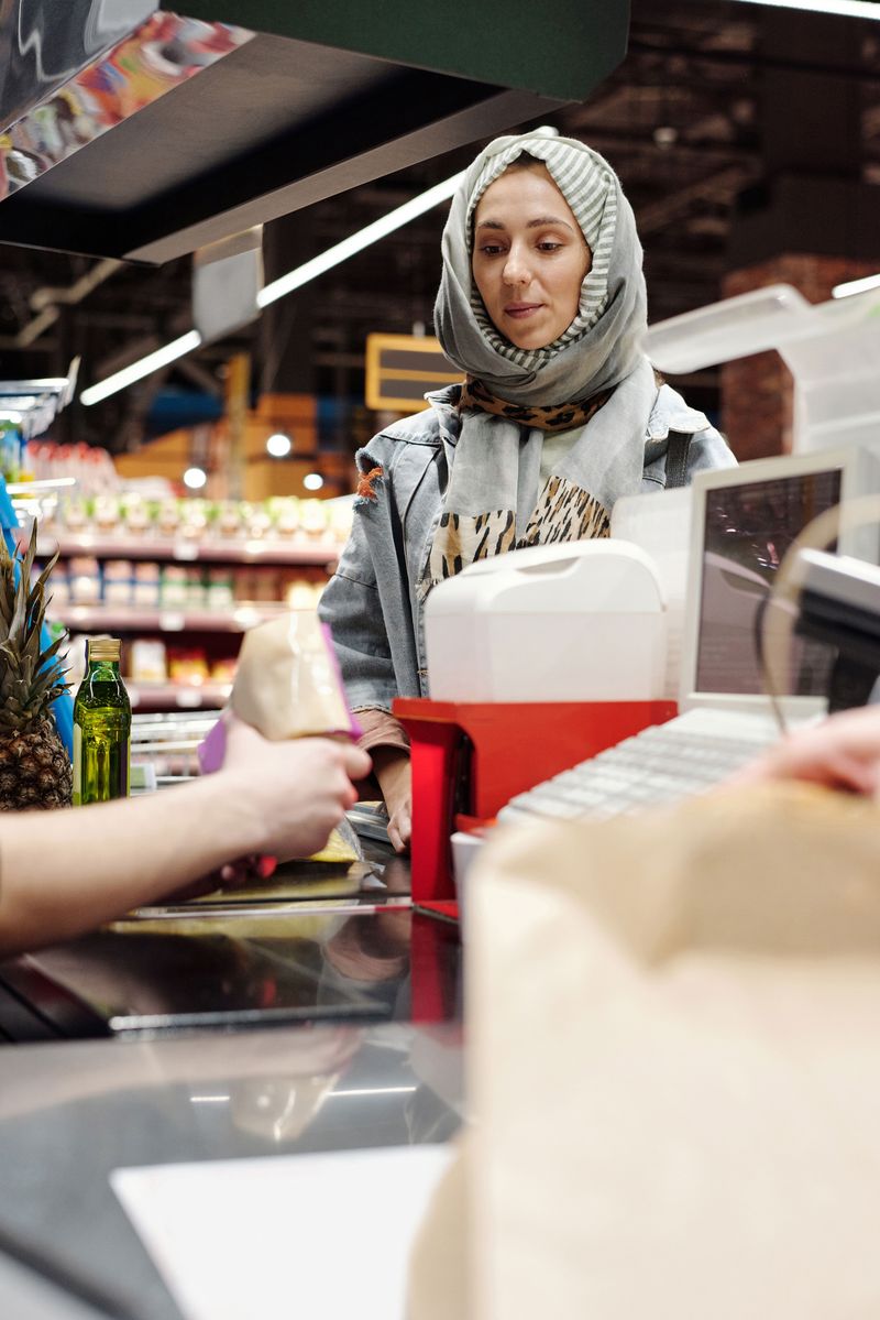 Standing in Long Checkout Lines