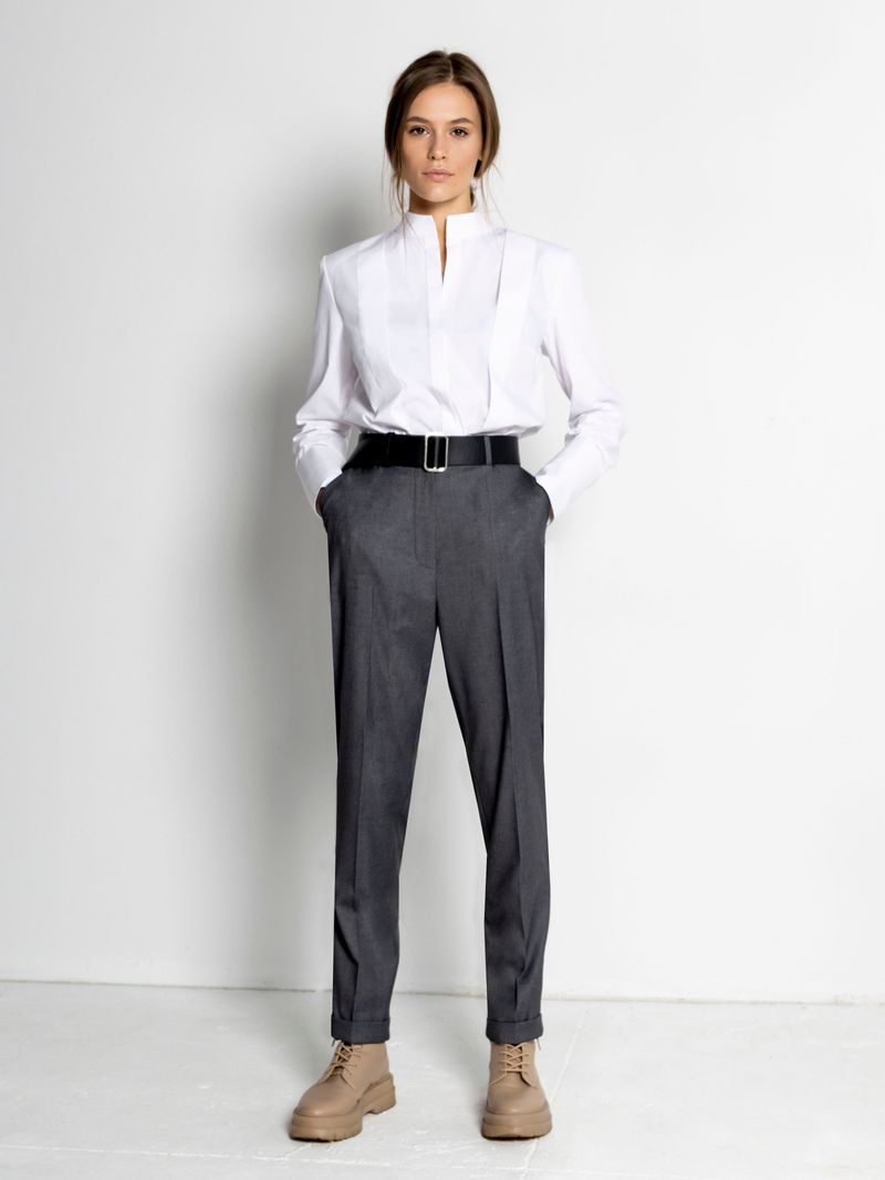 Straight-Leg Trousers