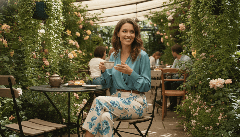 Style Them With a Feminine Blouse