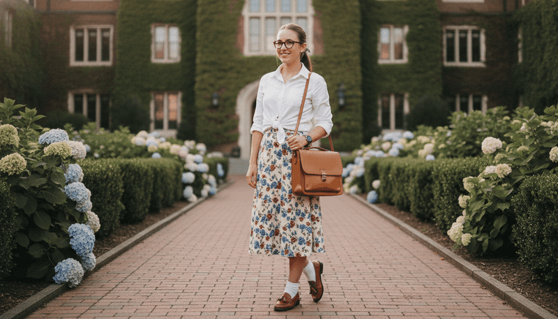 Team It With a Button-Down Shirt for a Preppy Finish