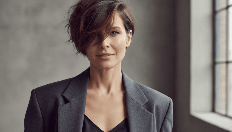 The Side-Swept Pixie Cut
