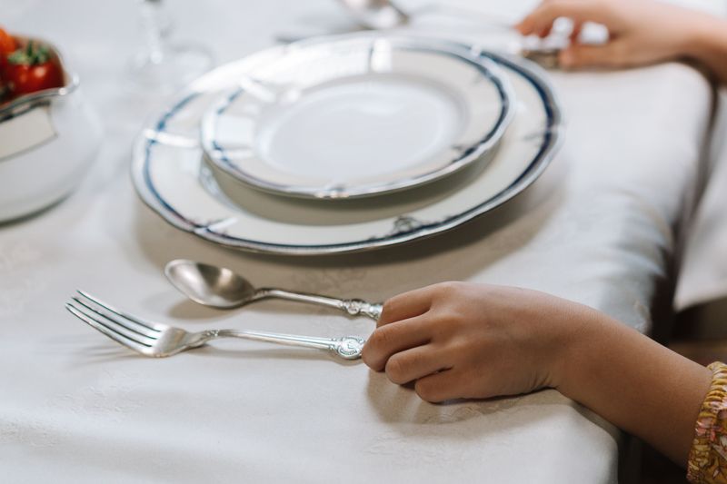 Using Utensils Rather Than Eating With Your Hands