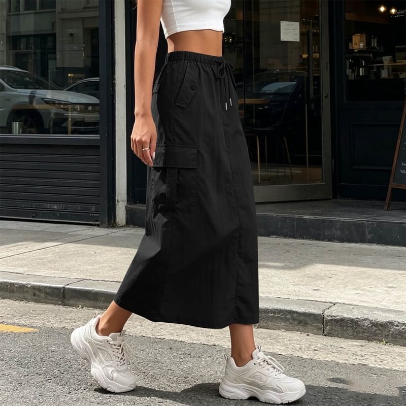 Utility Midi Skirt
