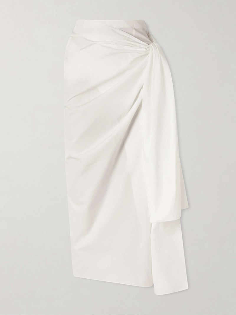 Wrap Midi Skirt