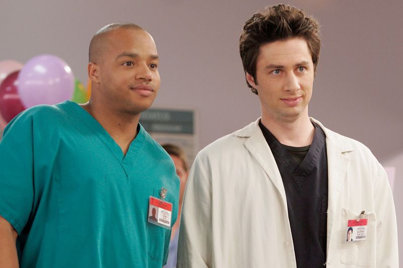 Zach Braff and Donald Faison