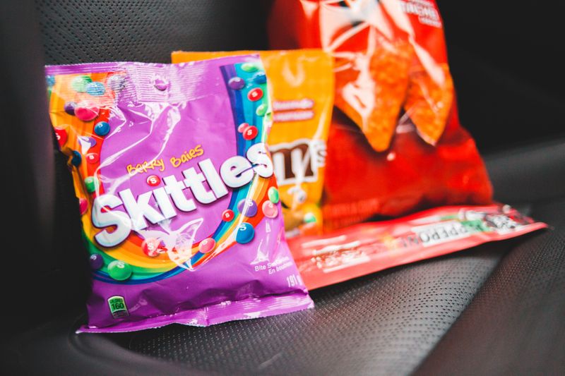 A Mountain of Junk Food and Candy